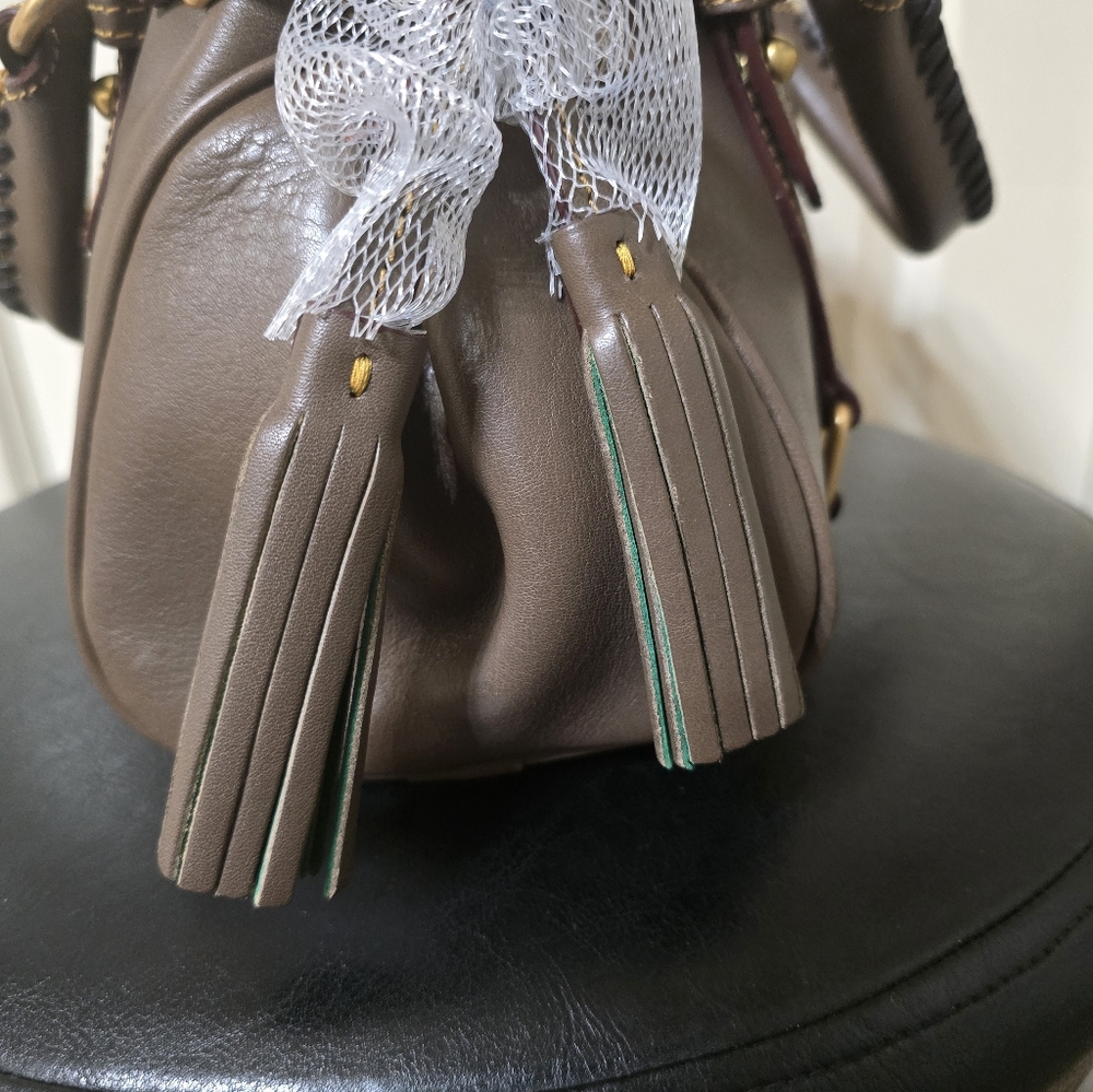New Dooney Florentine Mini Satchel - Color: Elephant - Picture 9 of 15